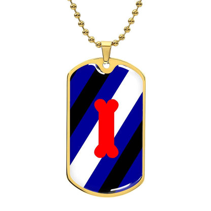 Puppy Play Pride Flag Necklace With Optional Engraving