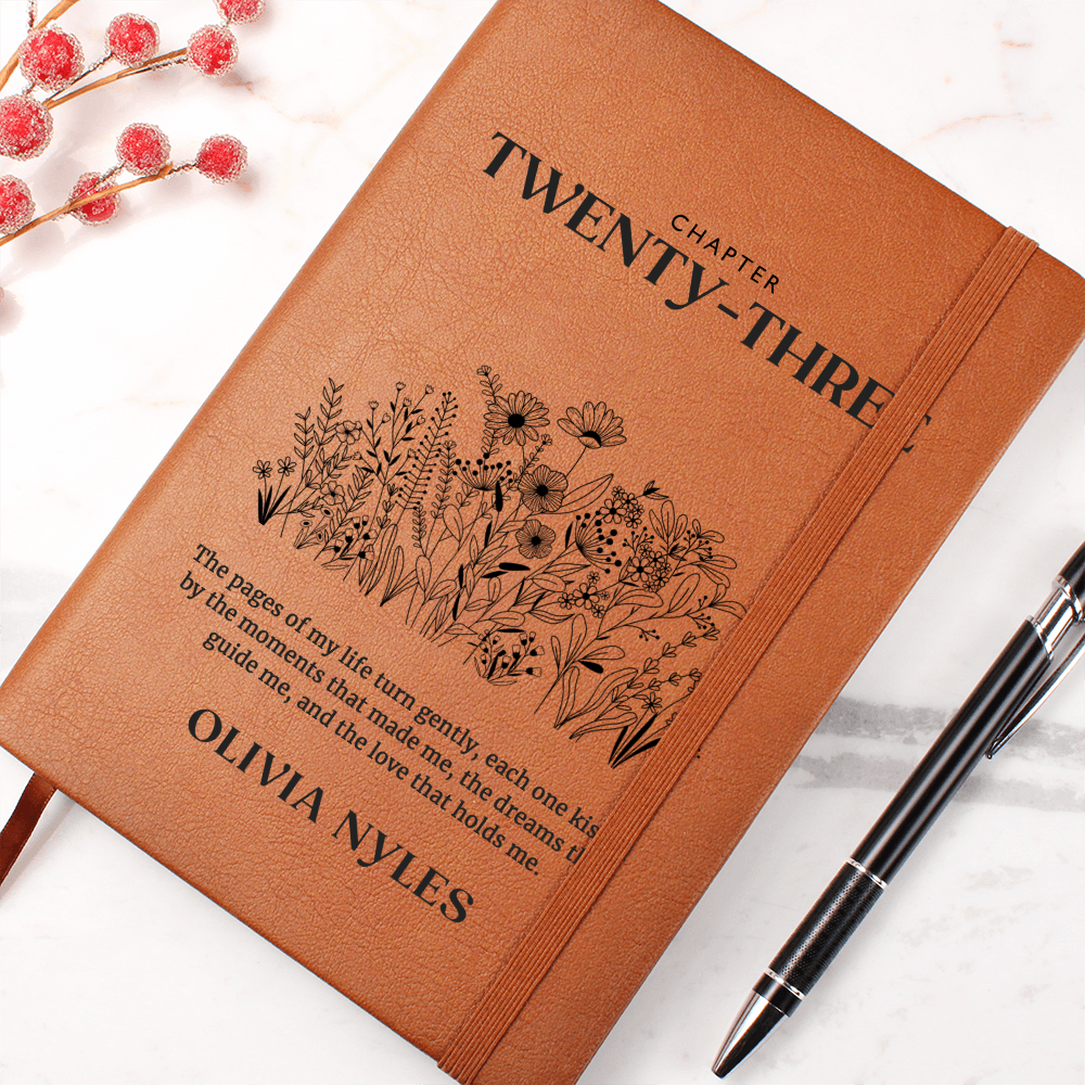 Personalized 23rd Birthday Journal with Name – Custom Gift for 23rd Birthday