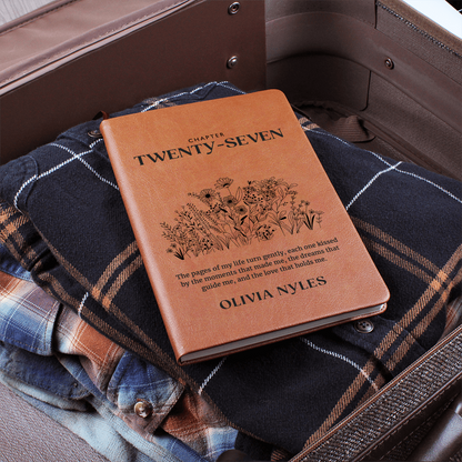 Personalized 27th Birthday Journal with Name – Custom Gift for 27th Birthday