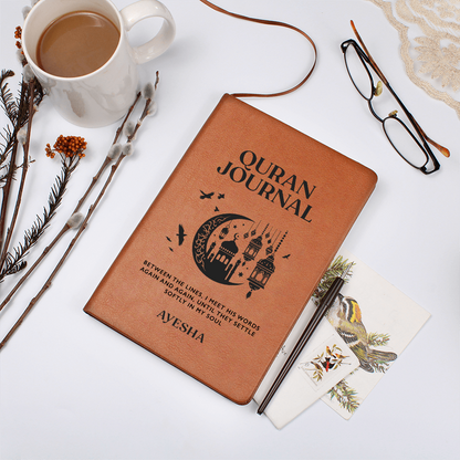 Quran Journal – Islamic Reflection Notebook – Muslim Gift for Women & Men – Prayer & Tafsir Study Journal