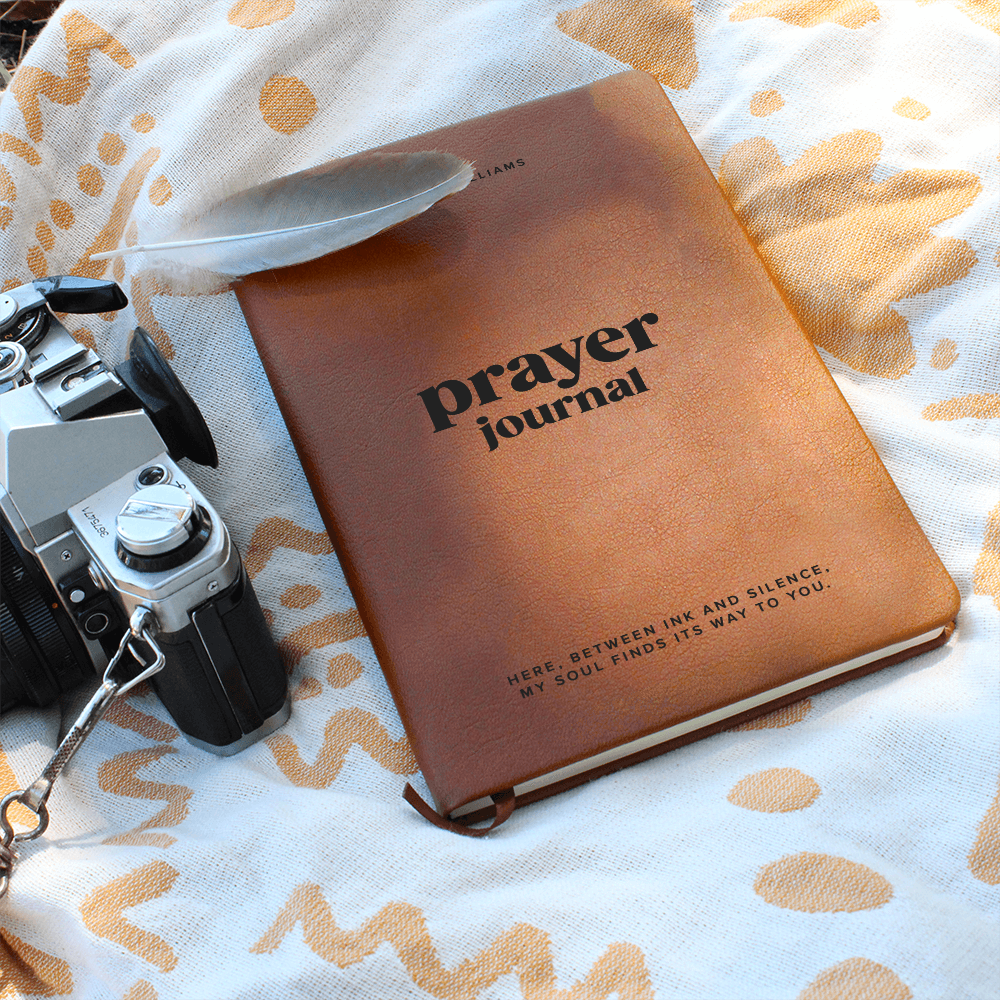 Personalised Prayer Journal With Custom Name And Inspirational Quote