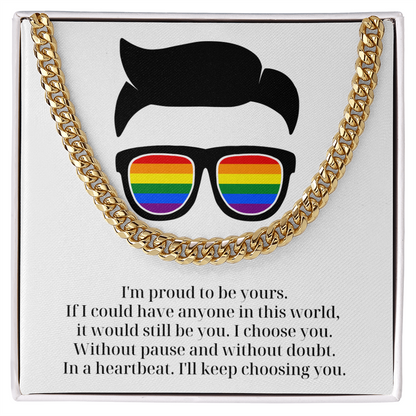 Pride Cuban Link Chain