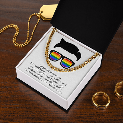 Pride Cuban Link Chain