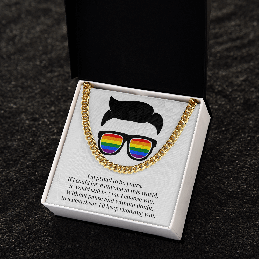 Pride Cuban Link Chain