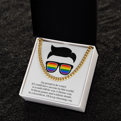 Pride Cuban Link Chain