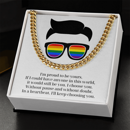 Pride Cuban Link Chain