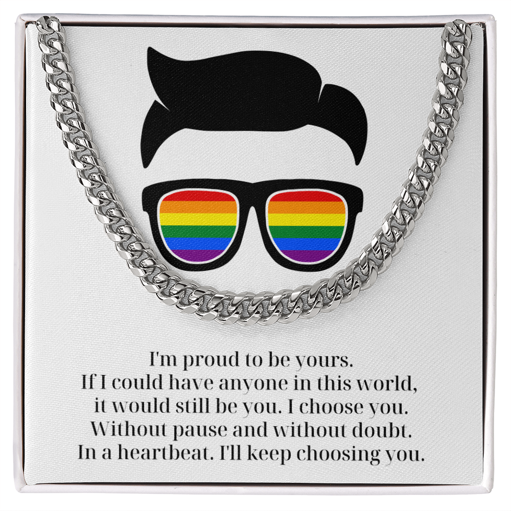 Pride Cuban Link Chain