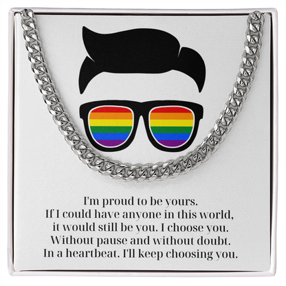 Pride Cuban Link Chain