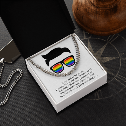 Pride Cuban Link Chain