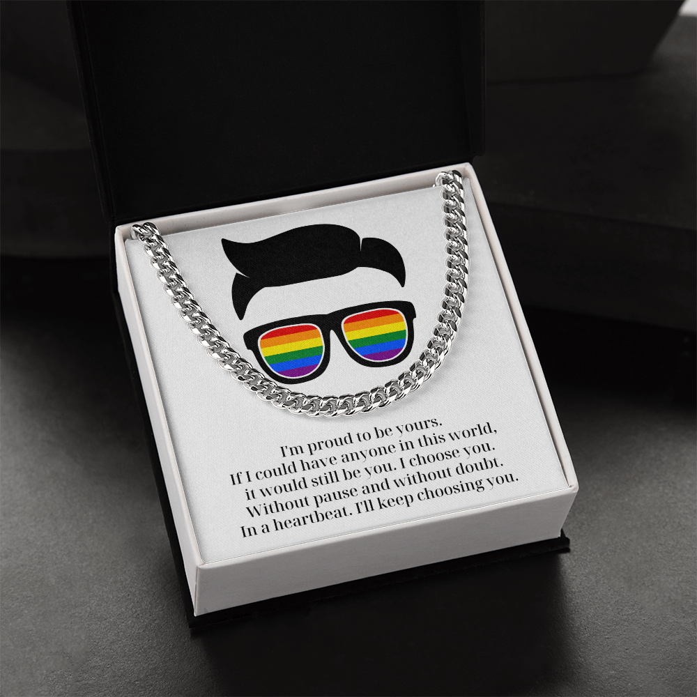 Pride Cuban Link Chain