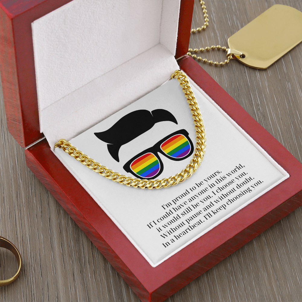 Pride Cuban Link Chain