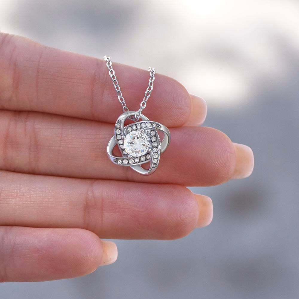 I Love You More Than Anything In This World - Love Knot Necklace For Wife